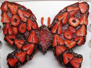 Свадебный торт с бабочками Торт бисквитный бабочка